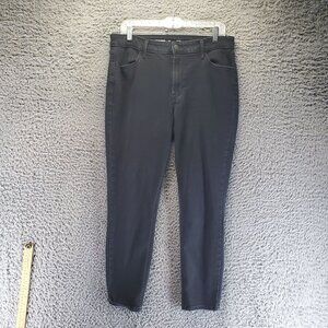 Old Navy Jeans Womens Size 12 Black High-Rise Super Skinny Stretch Denim
